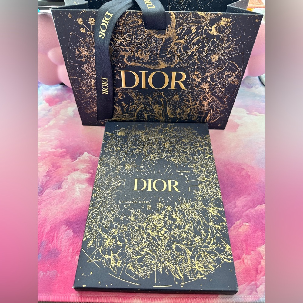 Limited Edition Celestial Notebook with Bag (NIB; Navy/Gold; 7x5 inches)